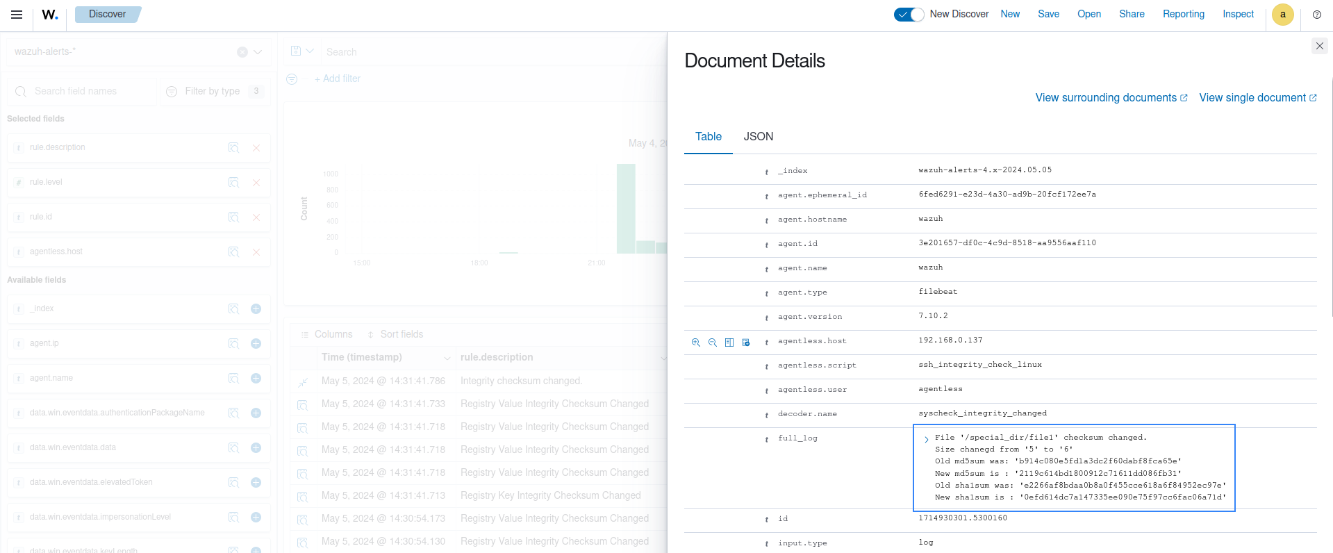Agentless device alert