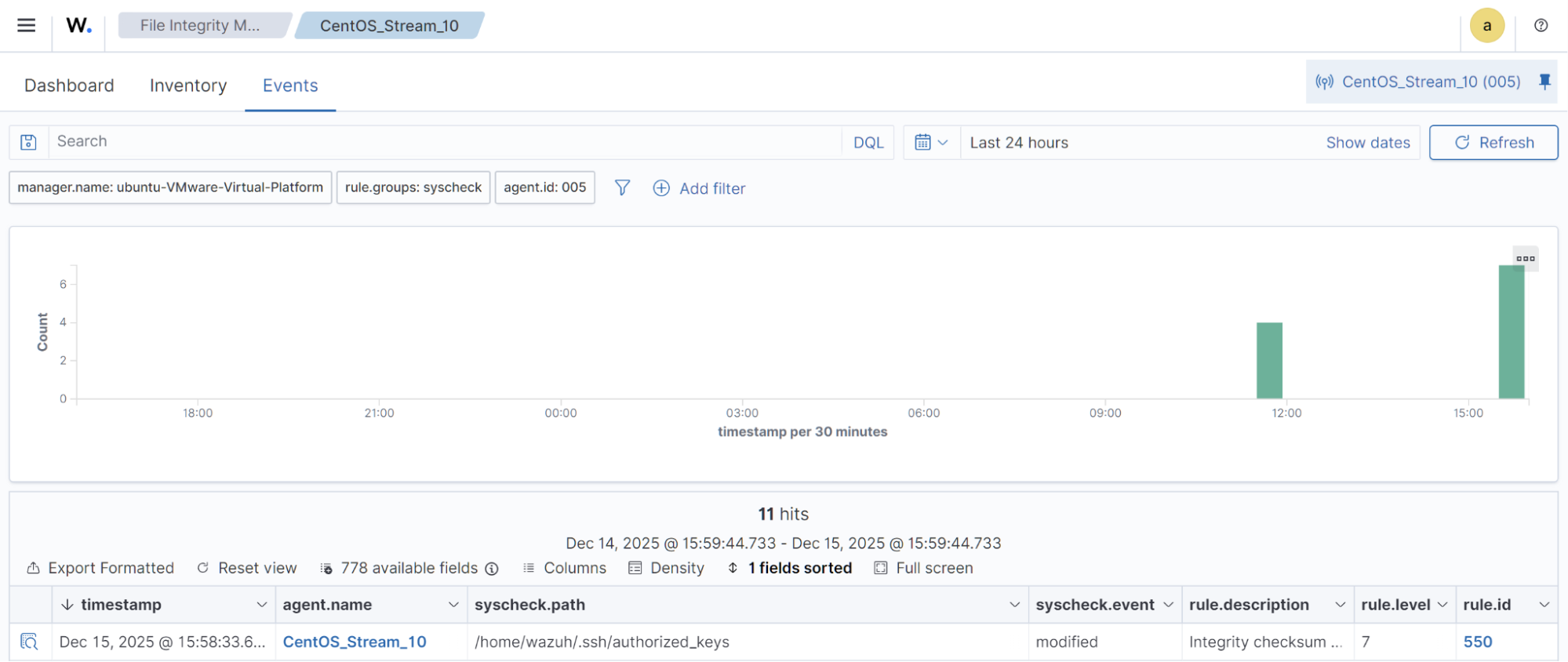 Changes to the authorized_keys file