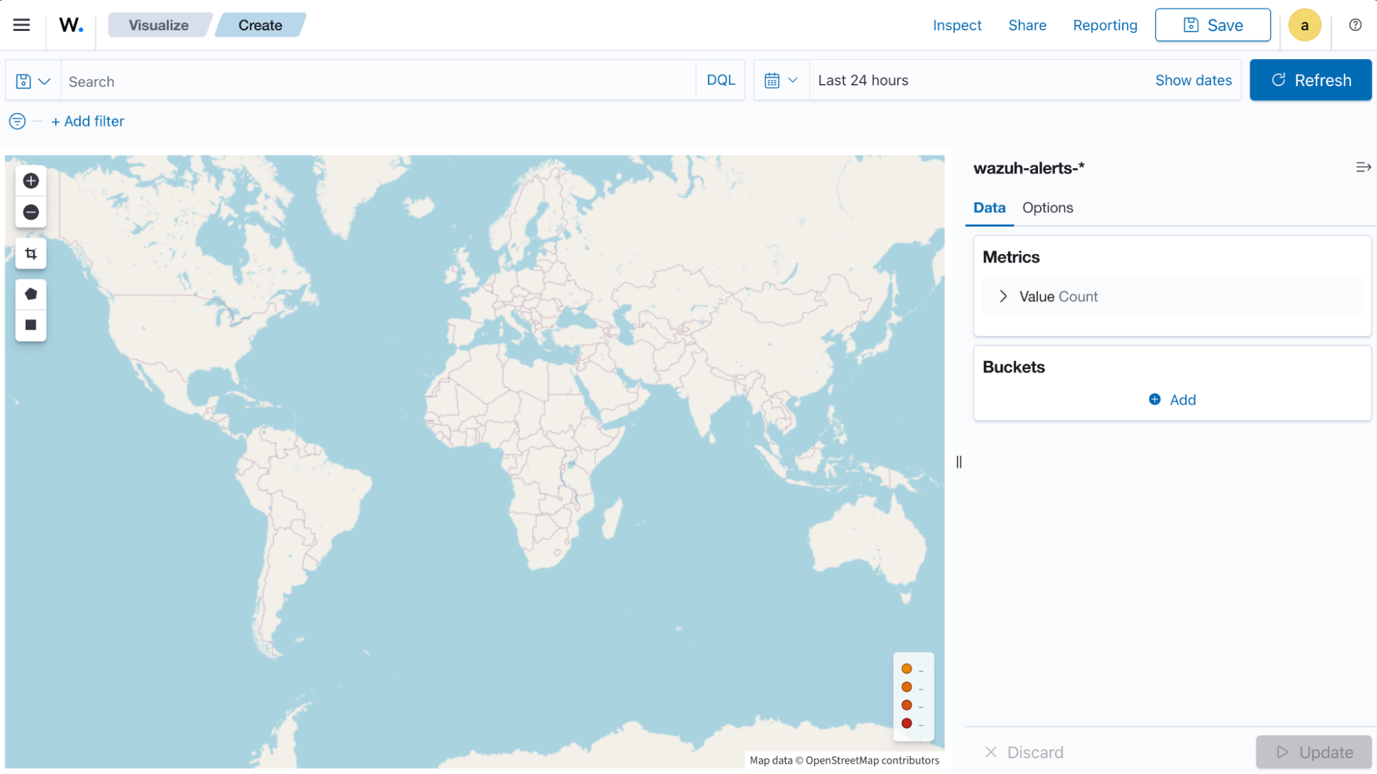 Create coordinate map visualization