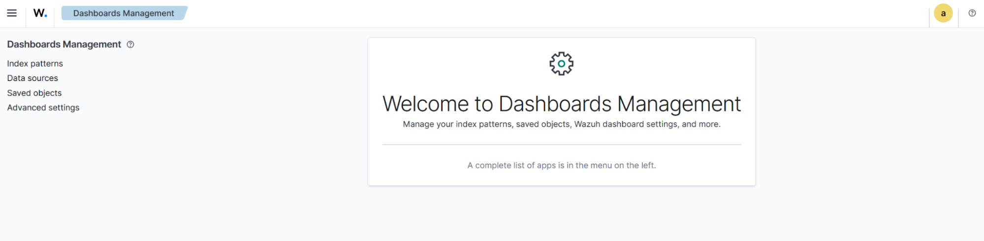 Navigating the Wazuh dashboard: Dashboards management
