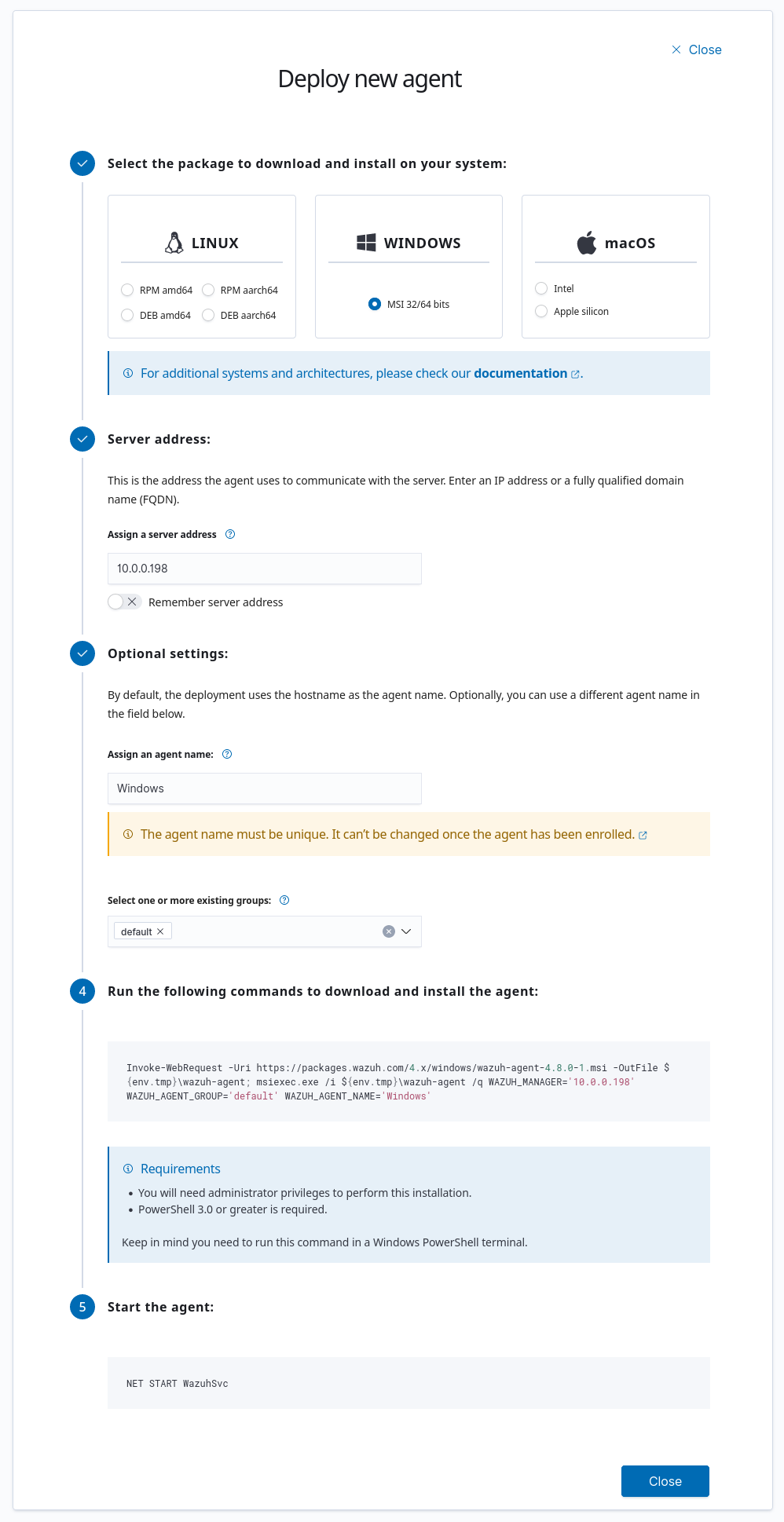 Deploy a new agent instructions