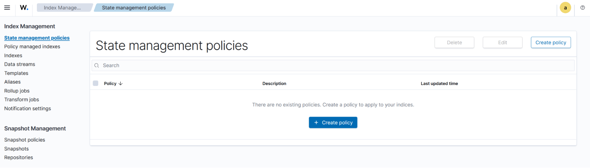 Navigating the Wazuh dashboard: Index and snapshot management