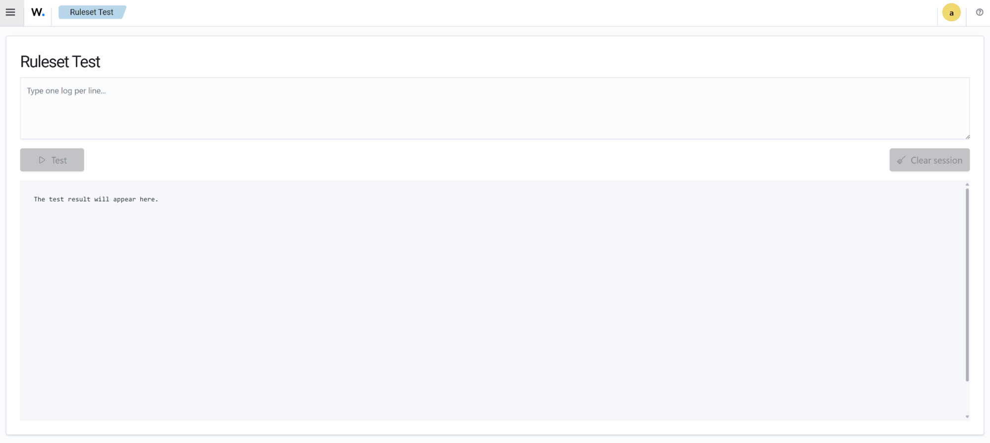 Navigating the Wazuh dashboard: Ruleset Test