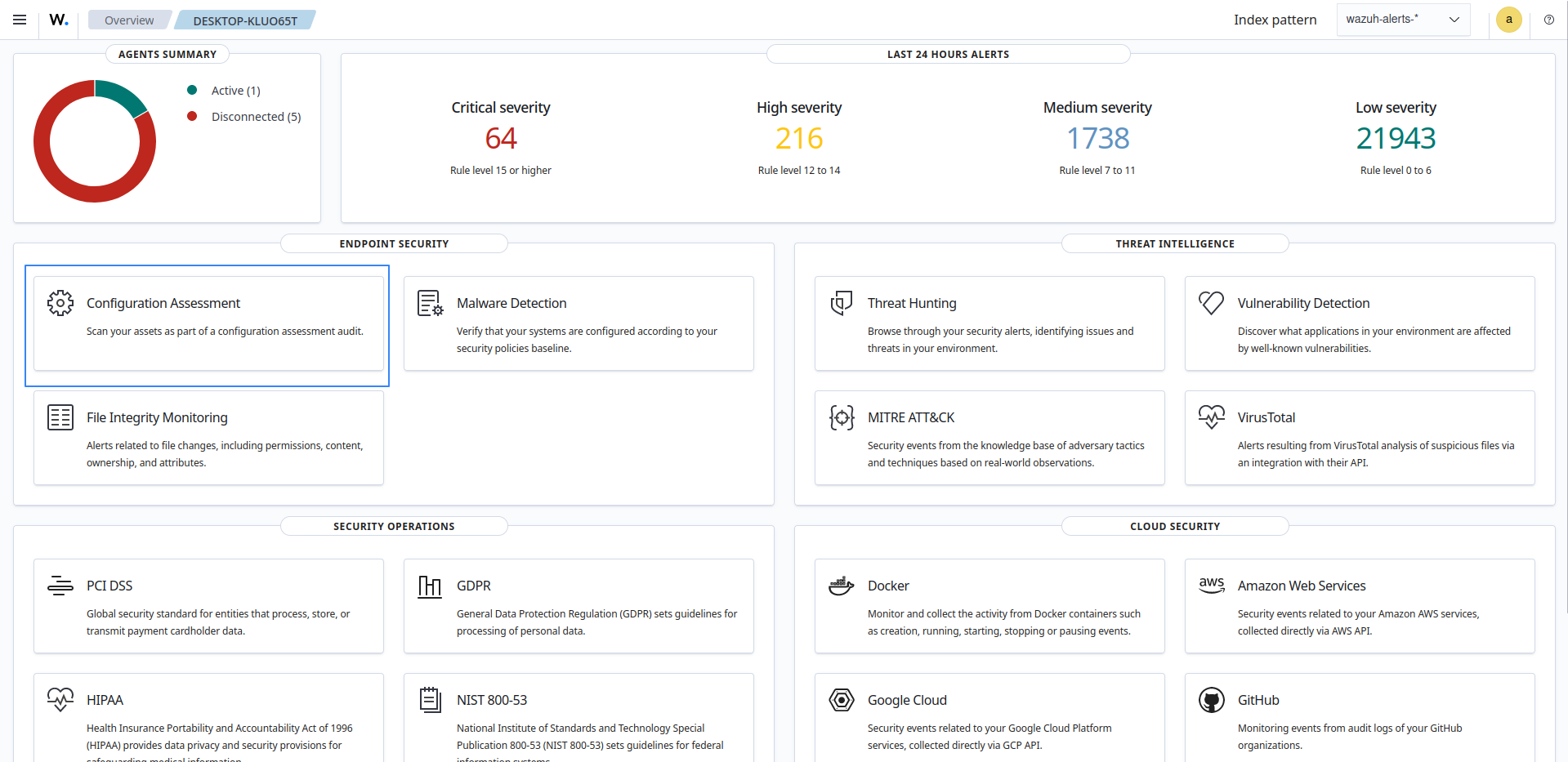 Select the SCA module