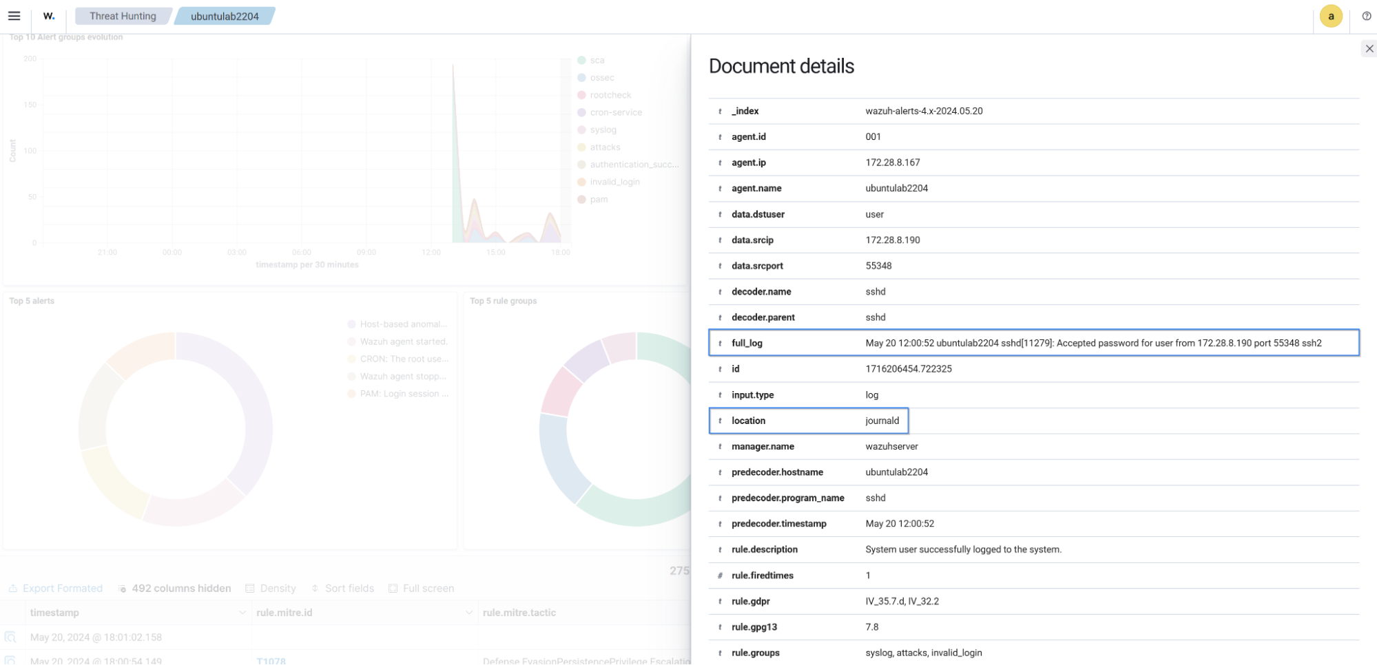 SSH connection security alert