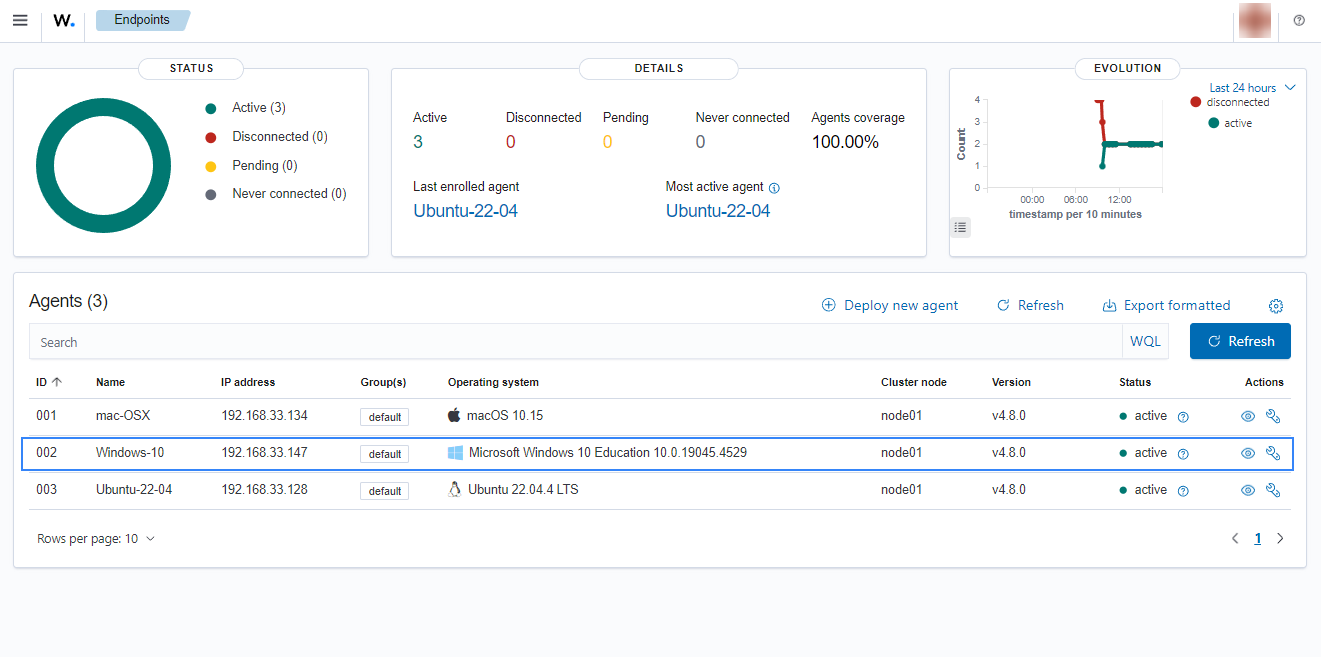 Check newly enrolled Wazuh agent - Windows